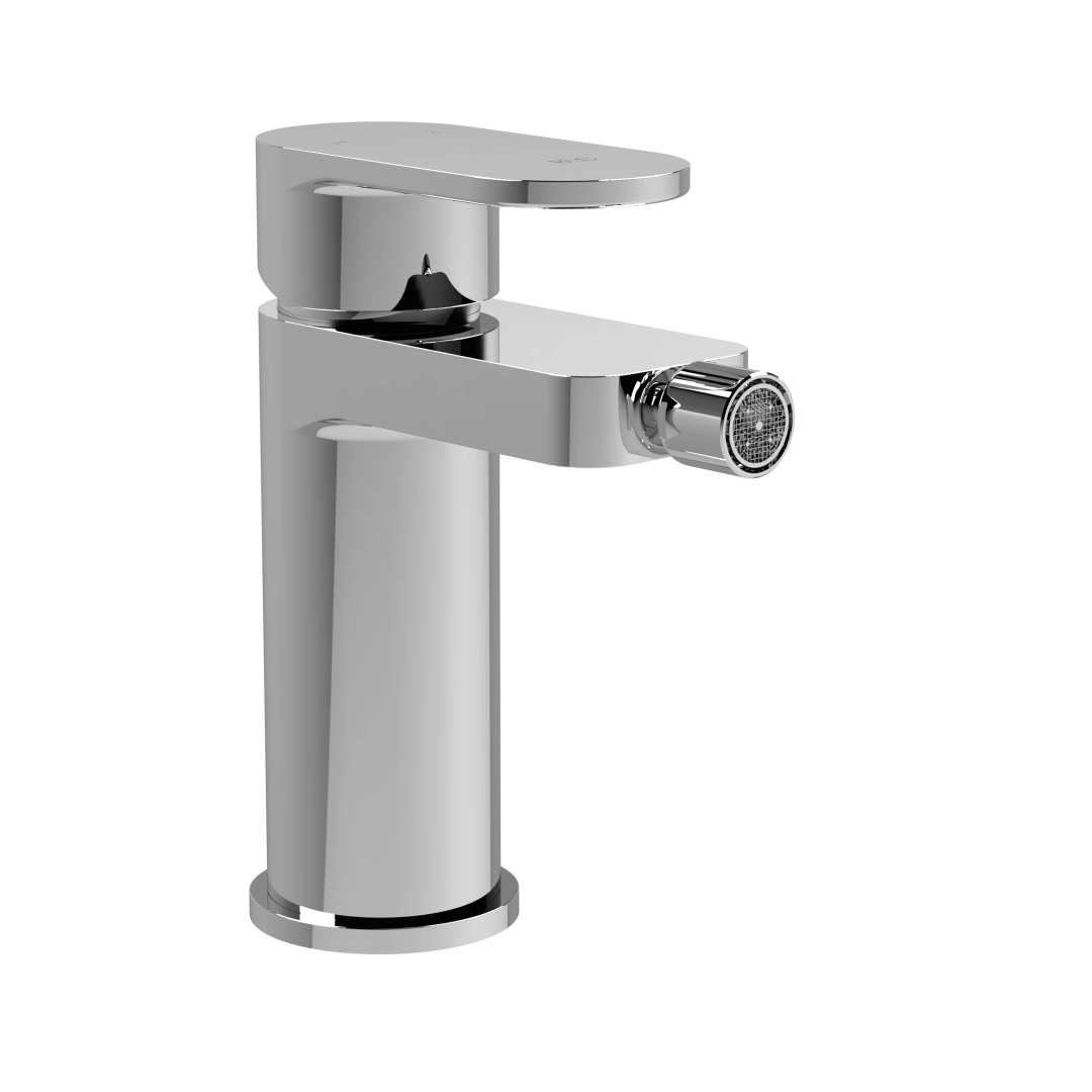 Chrome bidet mixer tap with single lever control, compact design for smooth water flow in modern bathrooms – DDL Tiles